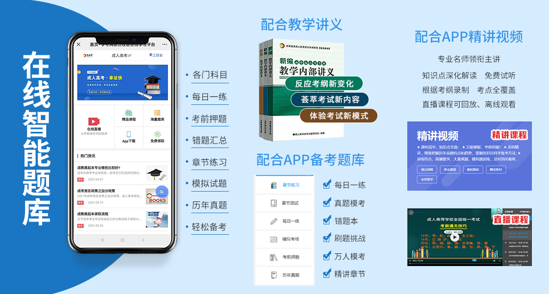 福建專升本“理學、工學”成人高考復習大綱（2021年正式啟用新版）